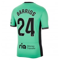 Maglie da calcio Atletico Madrid Pablo Barrios #24 Terza Maglia 2023-24 Manica Corta